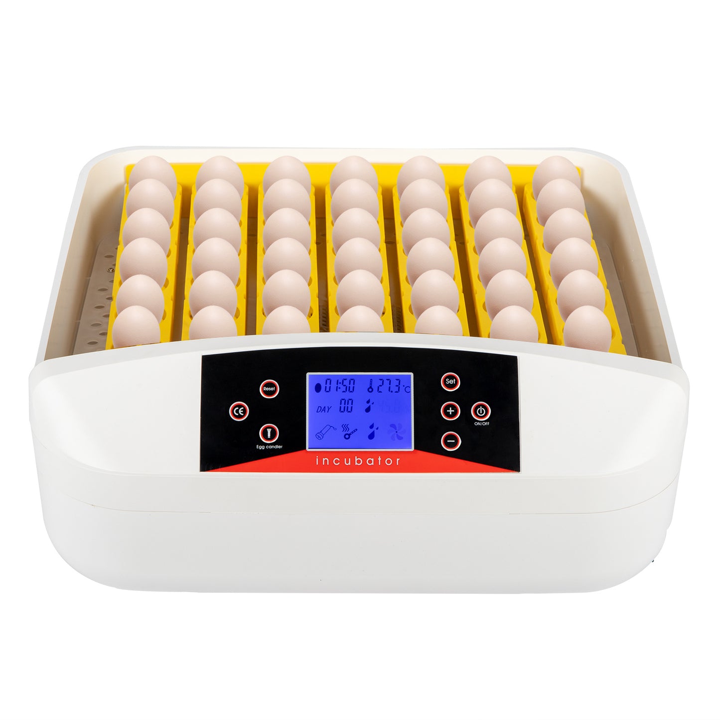 56pcs Poultry Automatic LED Incubator, Egg Setter - American Standard