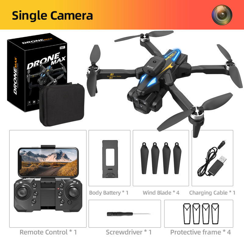 C10S - 360 Degree Obstacle Avoidance, Electrically Adjustable Triple Camera, Toy Drone