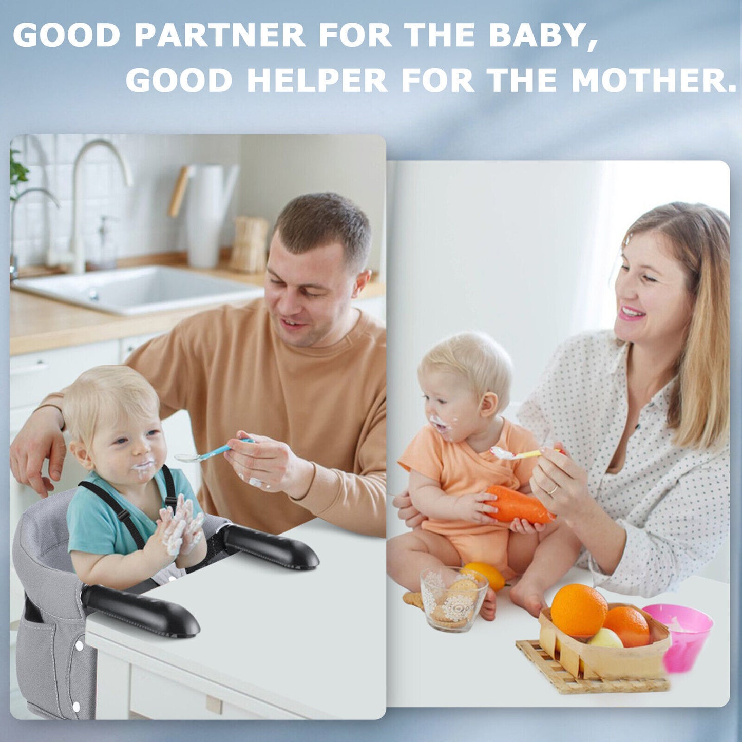 Baby Chair Hook Portable Chair For Travel Foldable Travel For Babies Eating US