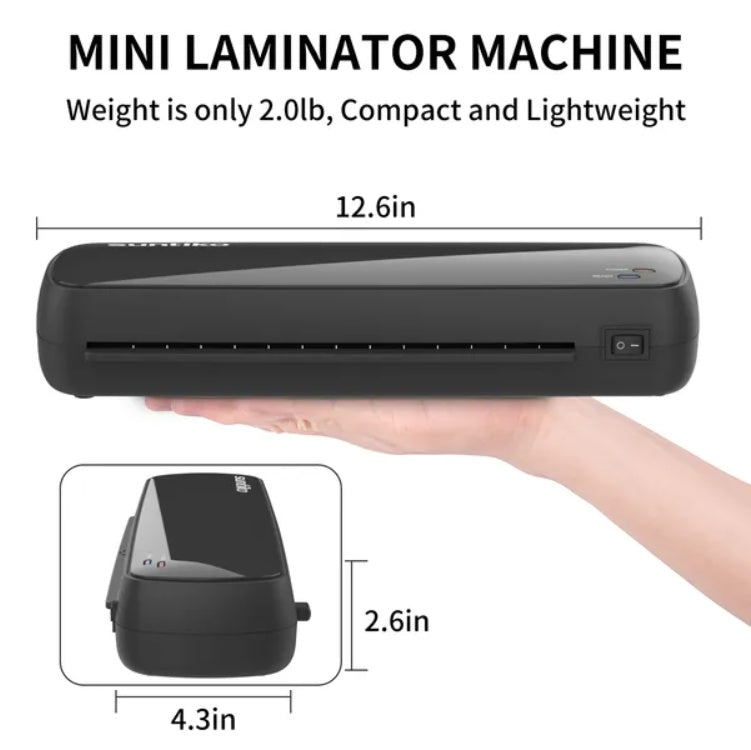 Versatile Laminator Machine,It Has Quick Warm Up, Fast Laminating Documentation And Photos, Increases Their Long Term Color Preservation. Suitable For Family, Office And School A4 A5 A6 Size