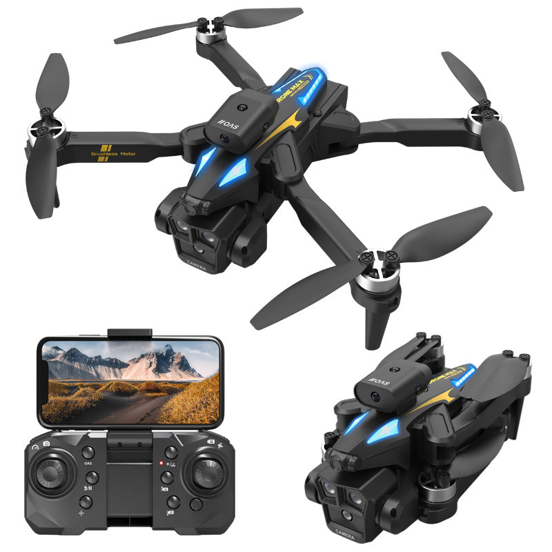 C10S - 360 Degree Obstacle Avoidance, Electrically Adjustable Triple Camera, Toy Drone