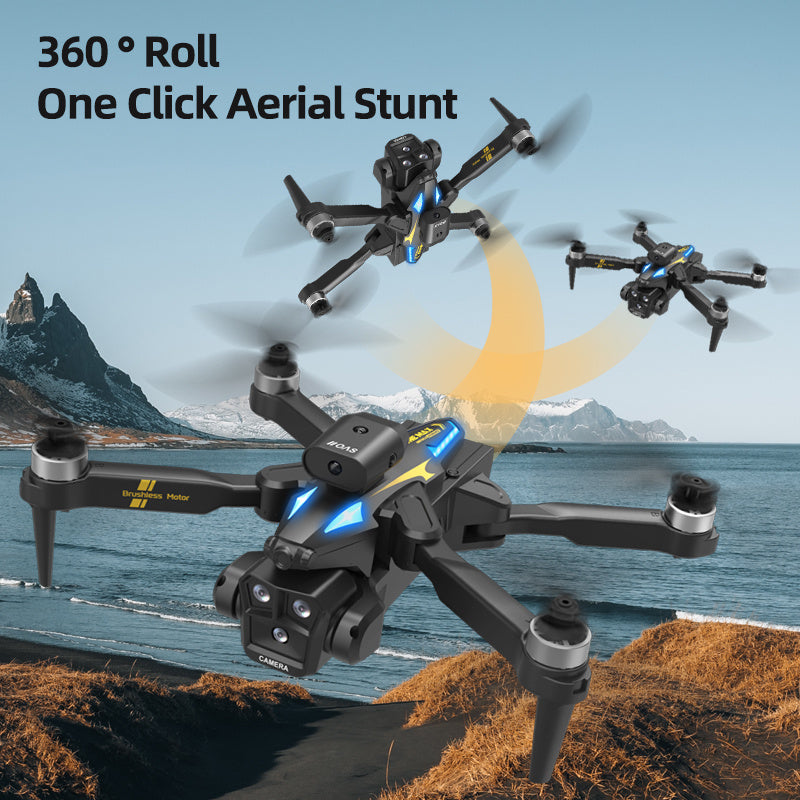 C10S - 360 Degree Obstacle Avoidance, Electrically Adjustable Triple Camera, Toy Drone