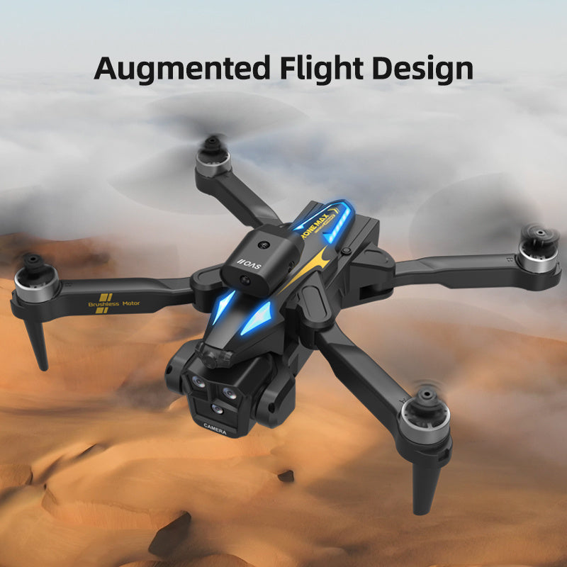 C10S - 360 Degree Obstacle Avoidance, Electrically Adjustable Triple Camera, Toy Drone