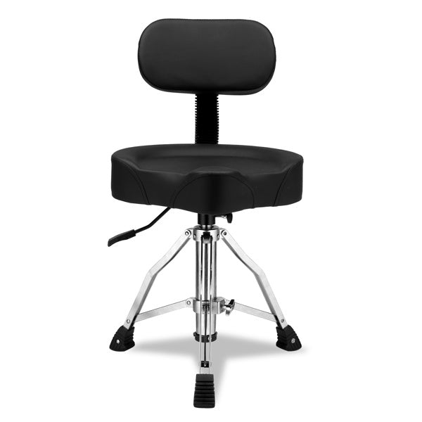 Adjustable Black Drum Stool With Hydraulic Function By Shoulder Strap
