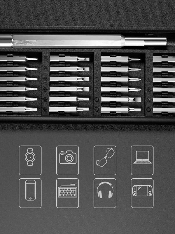 24 In 1 Mini Screwdriver Set With Case, Small Screwdriver Set Screwdrivers Magnetic Micro Screwdriver Kit, Screwdriver Set For Electronics, Jewelers, Pc, Glasses, Watch, Phone Use Tool