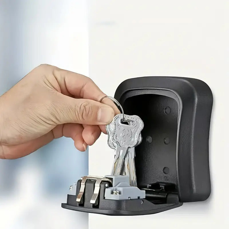 4 Digit Key Safe Lock Box Combination Wall Mount Security Storage Case Organizer