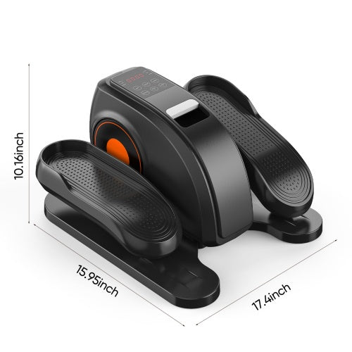 Under-Desk Elliptical Machine Compact Quiet Mini Pedal Exerciser With Adjustable Speed, LED Display, Portable Fitness Solution For Home Or Office Workouts