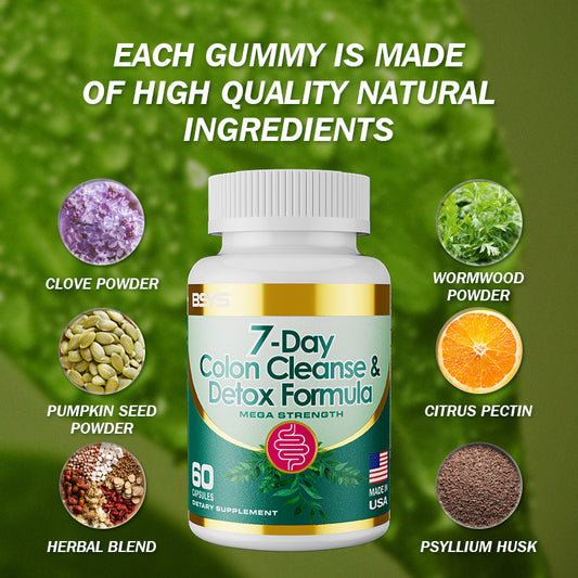 7-Day Colon Cleanse & Detox Formula Capsulese