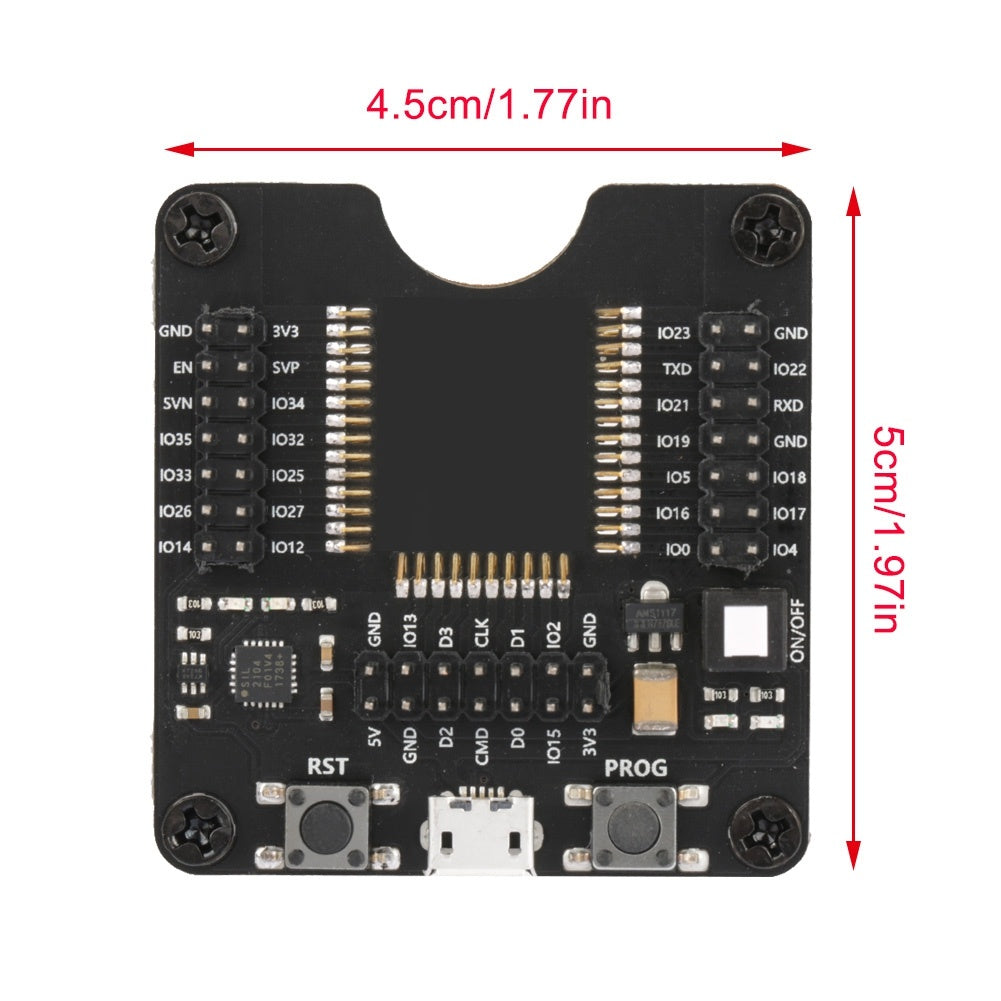 1 pcs Small Batch Test Burn Fixture for ESP-WROOM-32 Minimum System Development Board