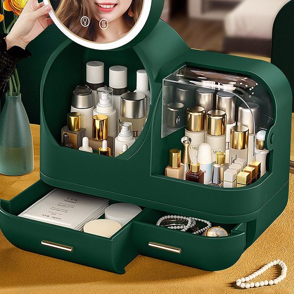 Makeup Case With LED Mirror