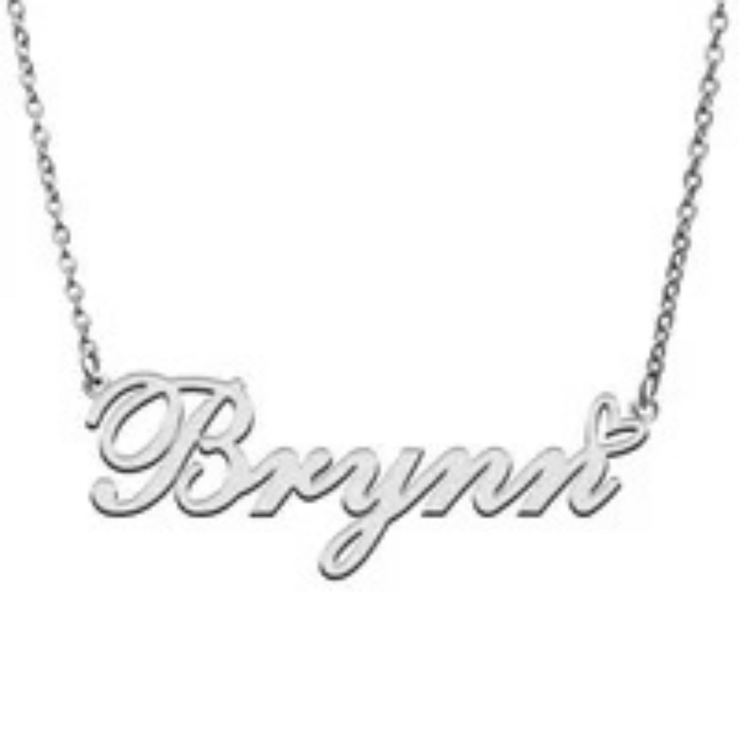 Stainless Steel English Letter Necklace Pendant