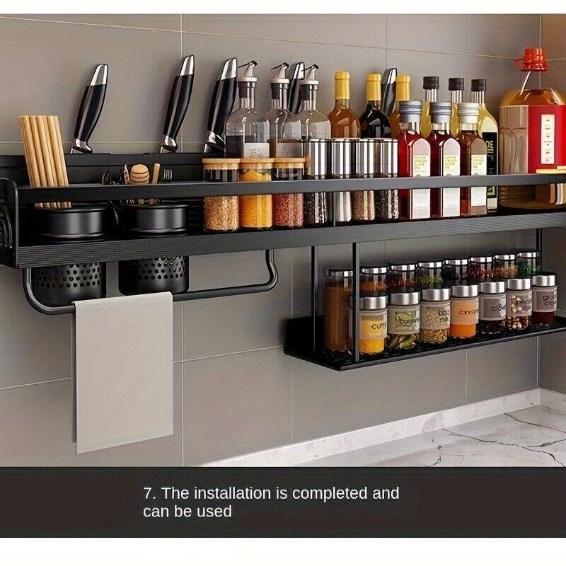 Non Drilling Multifunctional Household Wall Mounted Chopstick Holder Rack