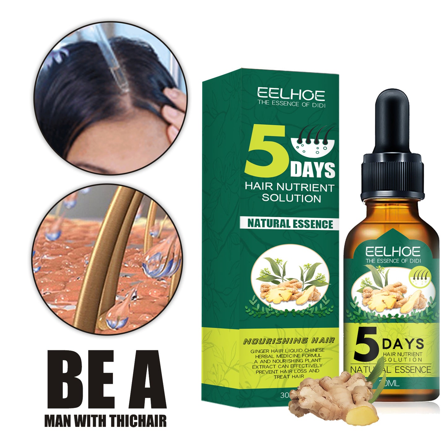 Eelhoe Ginger Hair Essential Oil. Eelhoe Ginger Hair Essential Oil