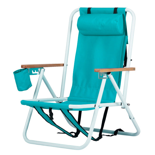 1pc 23x21.7x31.5in Mint Green Beach Chair