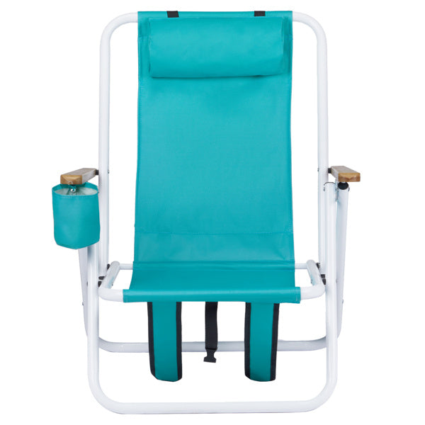 1pc 23x21.7x31.5in Mint Green Beach Chair