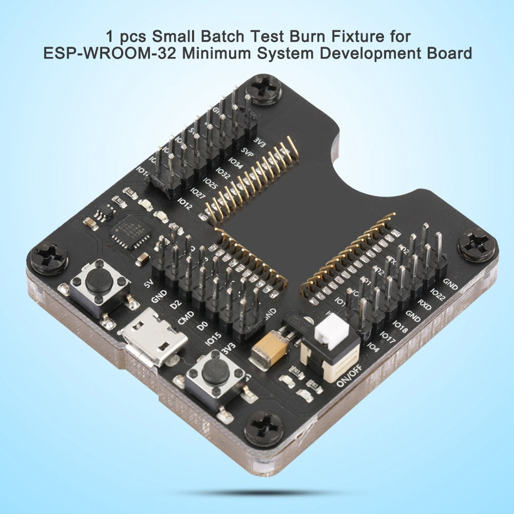 1 pcs Small Batch Test Burn Fixture for ESP-WROOM-32 Minimum System Development Board