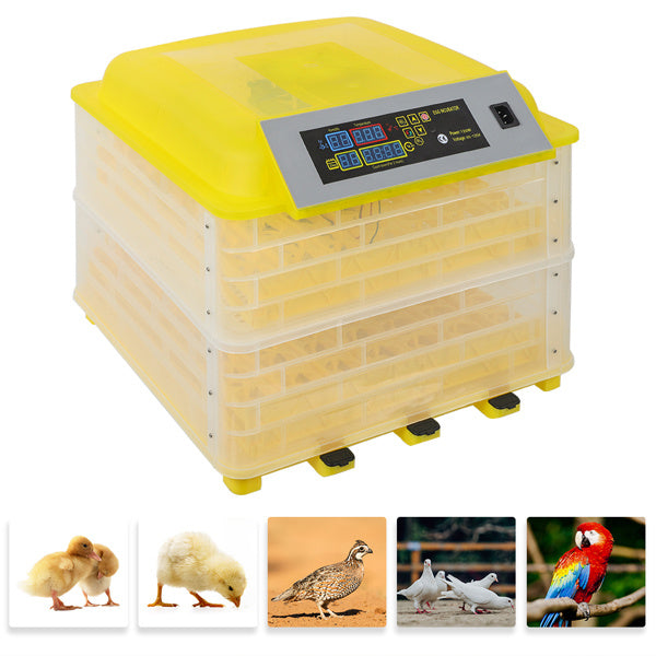 112 Fully Automatic Poultry Incubators, Hatching Machines, Egg Lamps, Water Dispensers, Single Power Supply, US Regulations