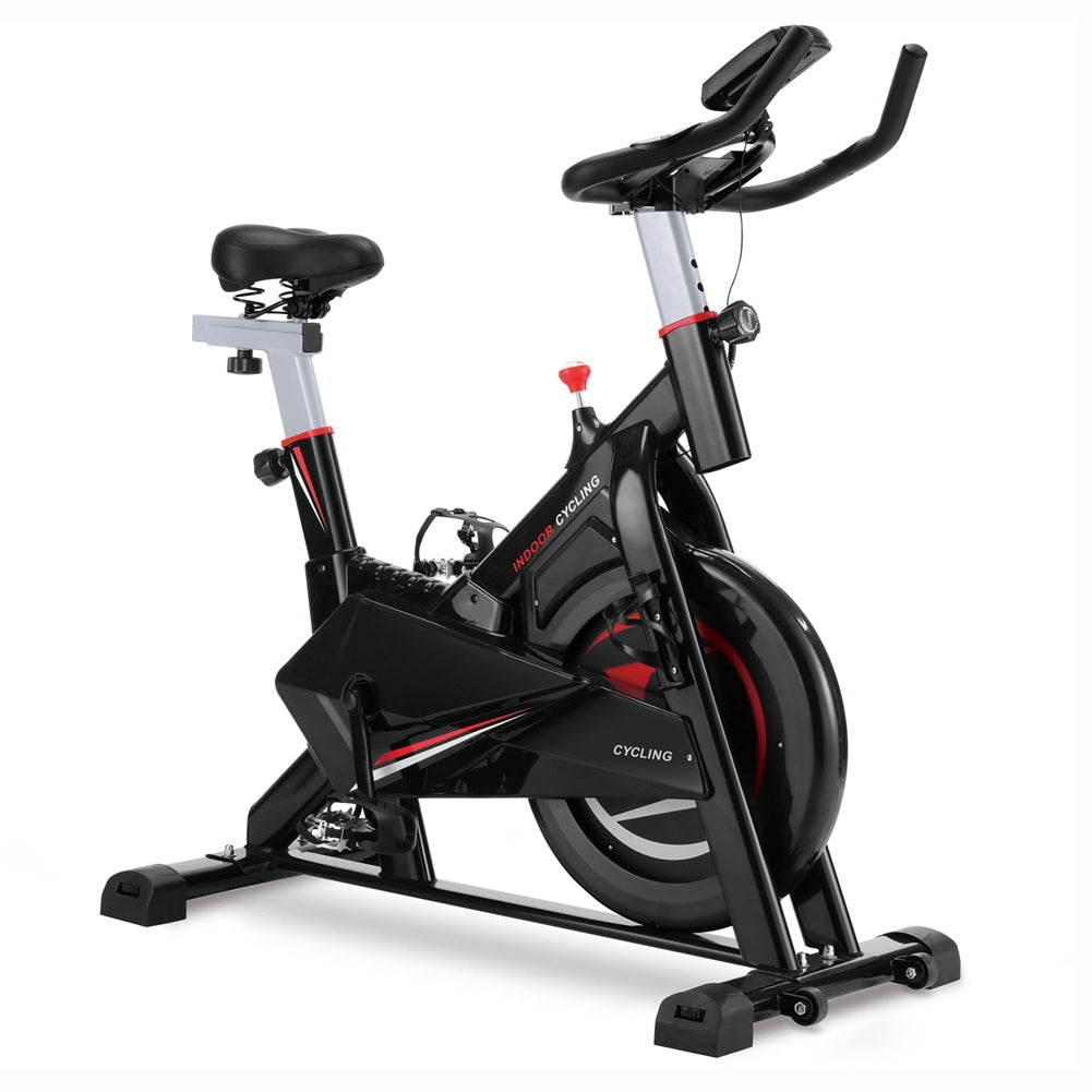 Gym Fitness Indoor Cycling Trainer Quiet Stationary Spinning Bike with Holder