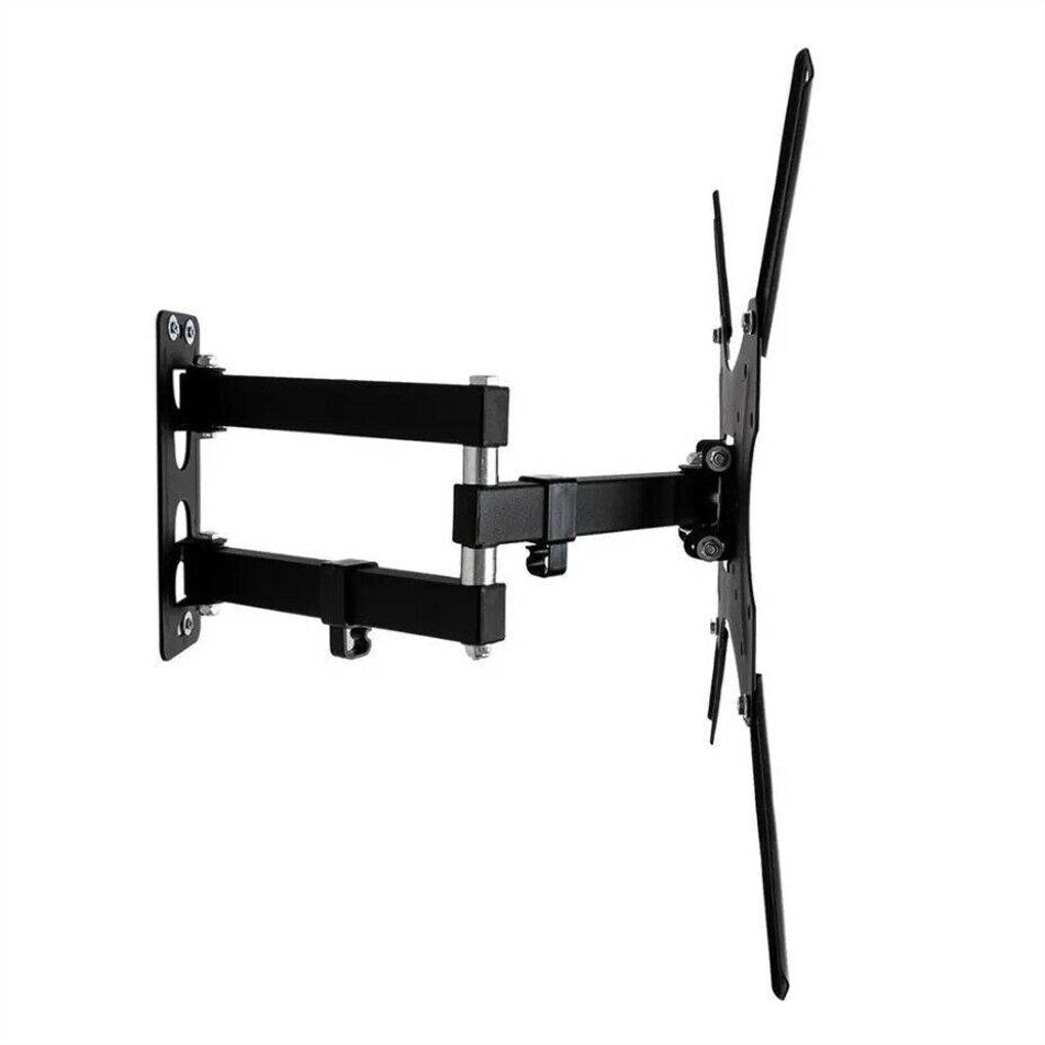 Full Motion TV Wall Mount Bracket Swivel Tilt For 32 36 37 40 42 46 49 50 55inch