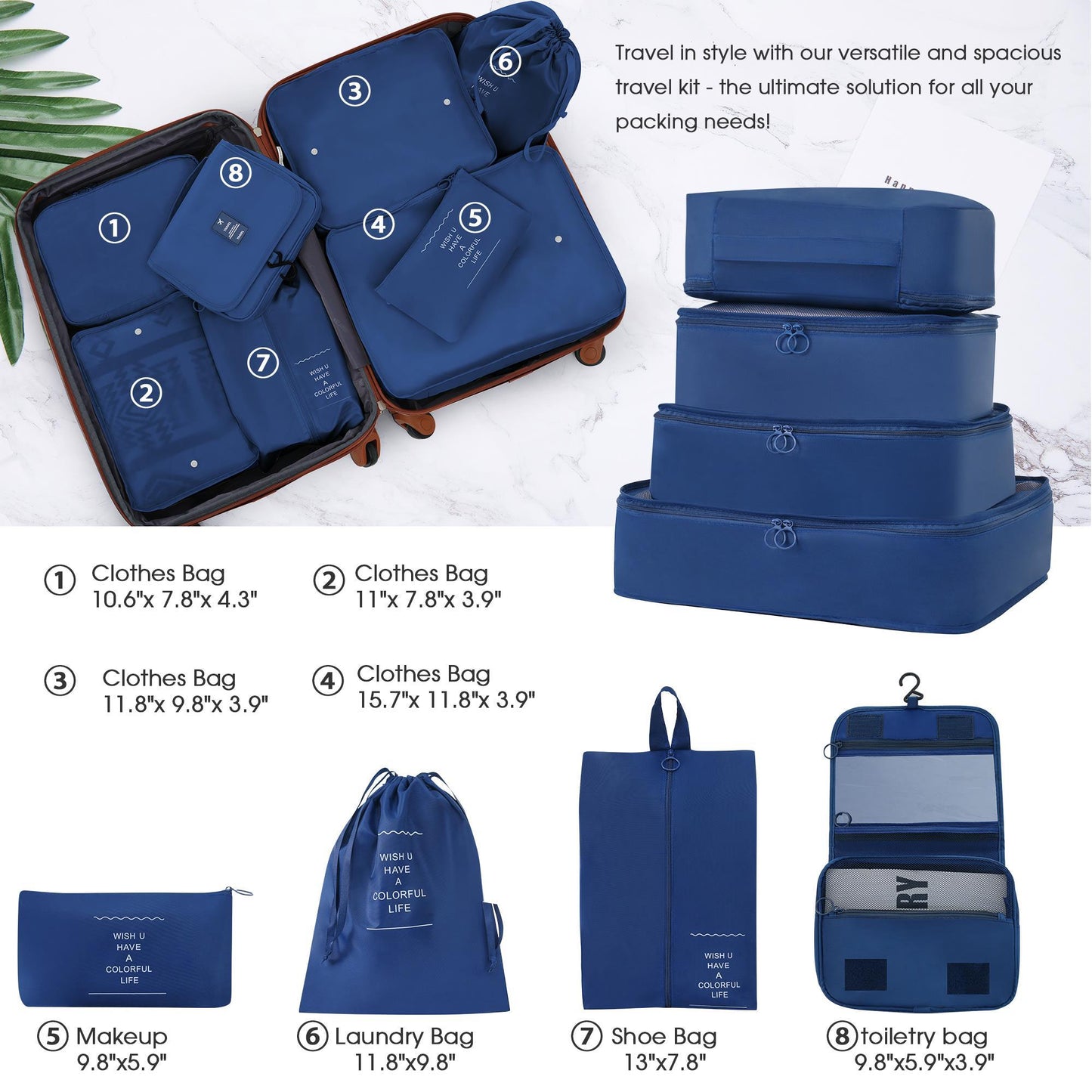 Hardshell Suitcase Set Of 4 Pieces, Lightweight 16 Inches, 20 Inches, 24 Inches, 28 Inches, Luggage Box