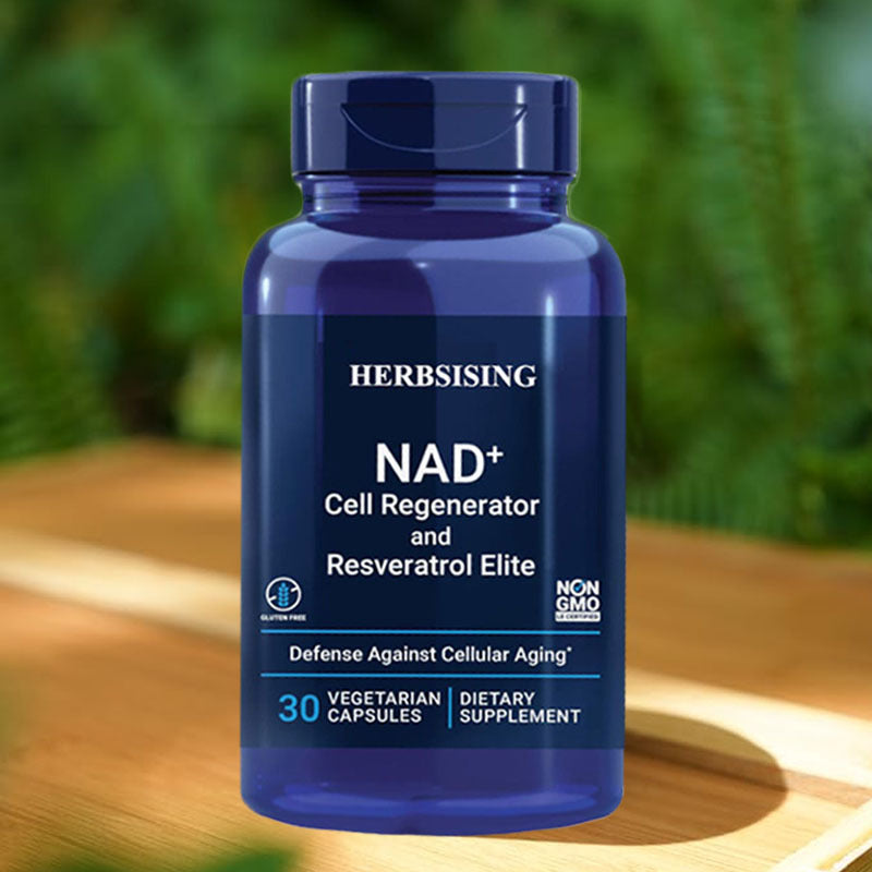 NAD Cell Regenerator And Resveratrol Elite, NIAGEN Nicotinamide Riboside, Trans-resveratrol, Quercetin, Fisetin, For Longevity, Energy, And Oxidative Stress, 30 Vegetarian Capsule