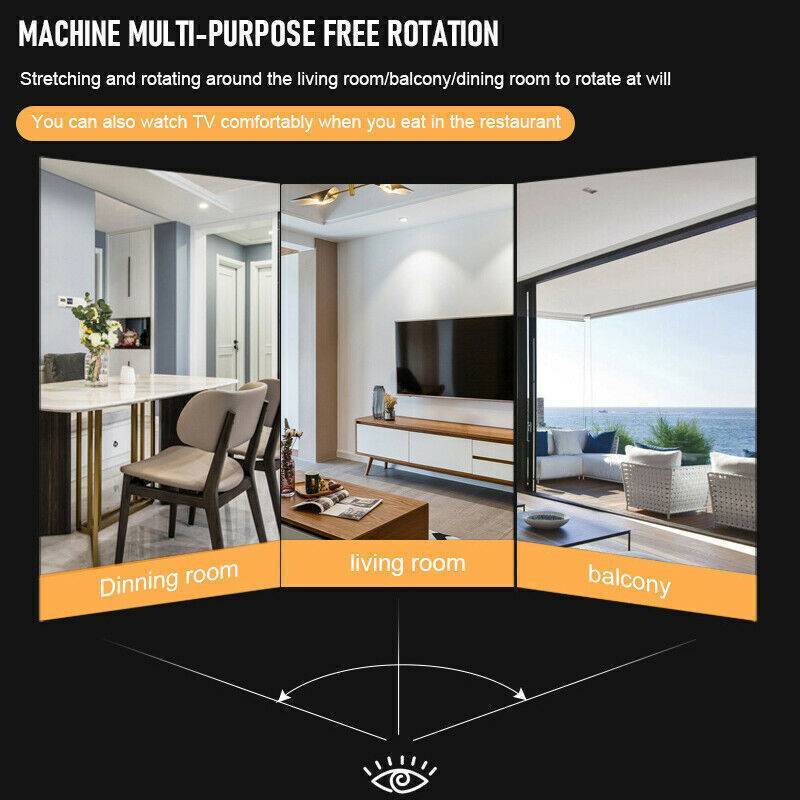 Full Motion TV Wall Mount Bracket Swivel Tilt For 32 36 37 40 42 46 49 50 55inch