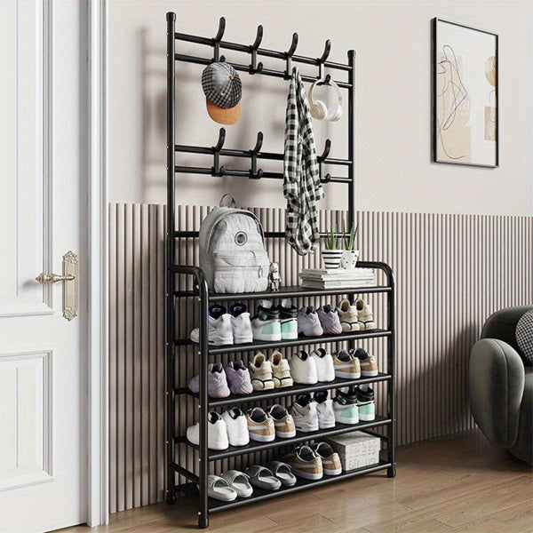 Simple Coat Rack Shoe Rack - Prohibited Platform, Temu