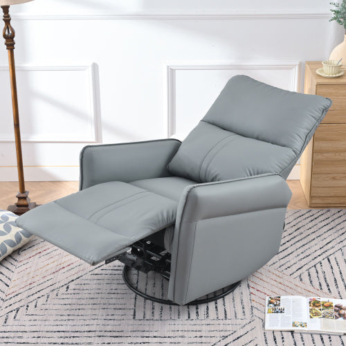 Modern Small Swing Swivel Recliner Bedroom Chair