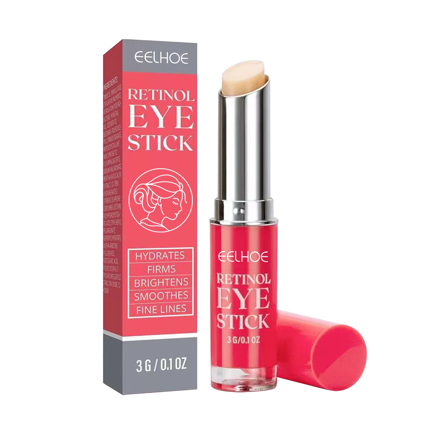 Retinol Eye Cream Stick - Firming Fine Lines, Repairing Delicate Skin Around The Eyes, Moisturizing Eye Cream, Eye Contour Care