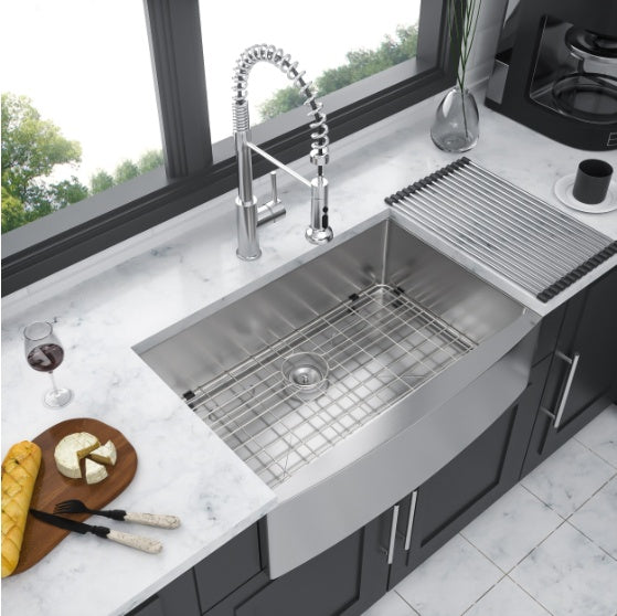 Stainless Steel Apron Front Farmhouse Sink - Prohibited On Amazon