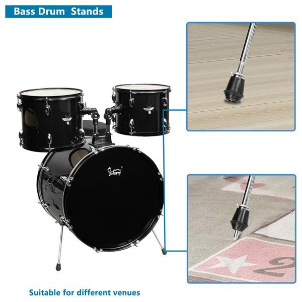 22in 5-drum Poplar Double-layer Oil Skin Star Dot Black Drum Frame, Not Available For Sale In AM