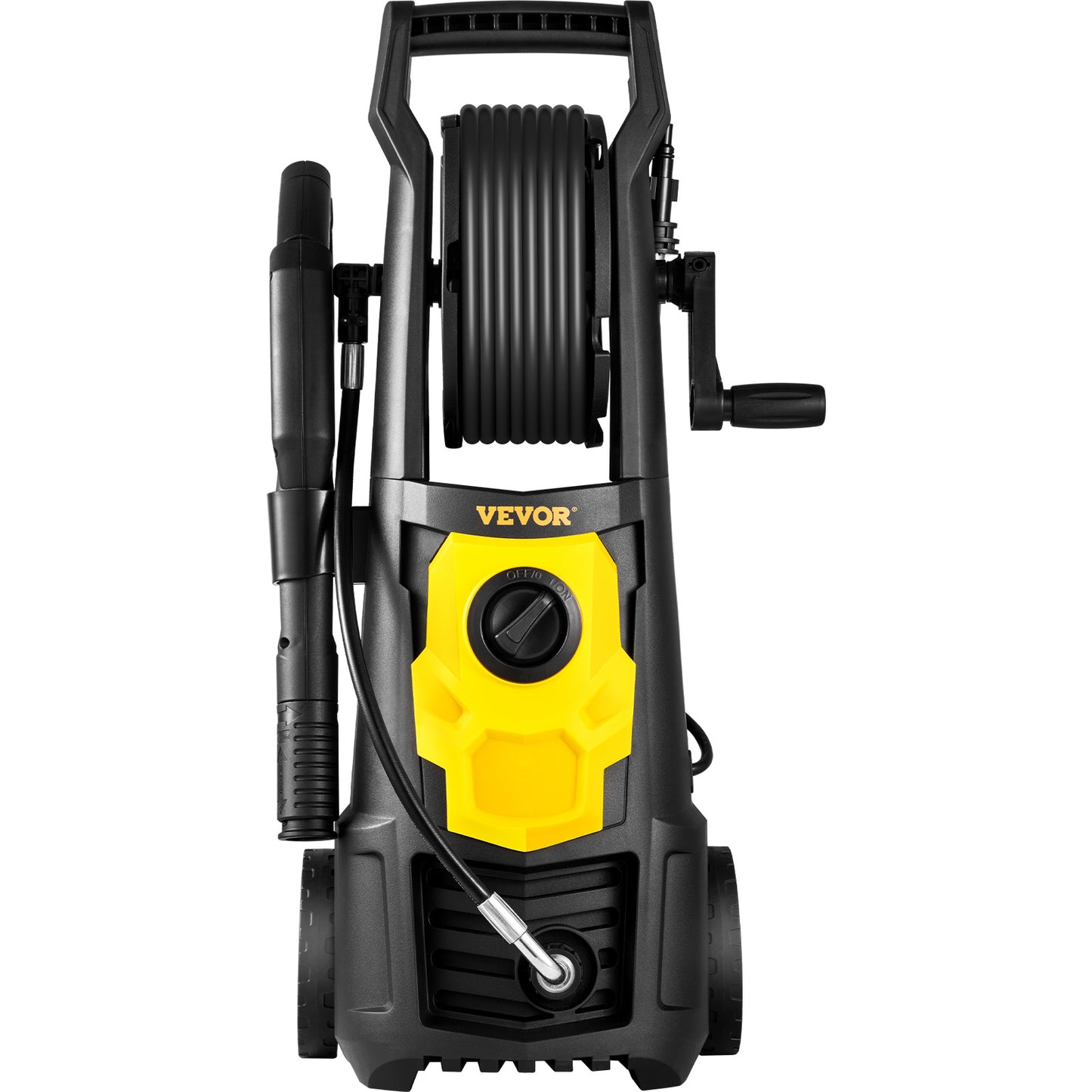 VEVOR Electric Pressure Washer, 2000 PSI, Max. 1.76 GPM Power Washer W 30 Ft Hose, 5 Quick Connect Nozzles, Foam Cannon, Portable To Clean Patios, Cars, Fences, Driveways, ETL Listed